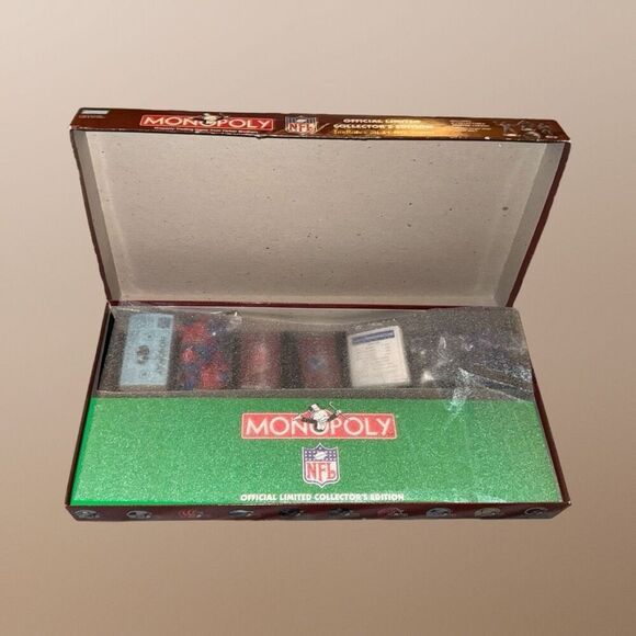 NEW Monopoly NFL Official Limited Collector's Edition Complete Open Box - Picture 5 of 11